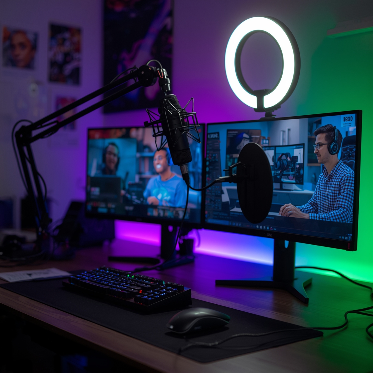 Mid-range streaming studio